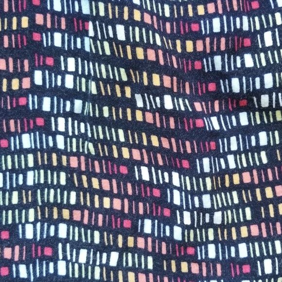 Drawstring Rainbow Block Skirt - Picture 2 of 7